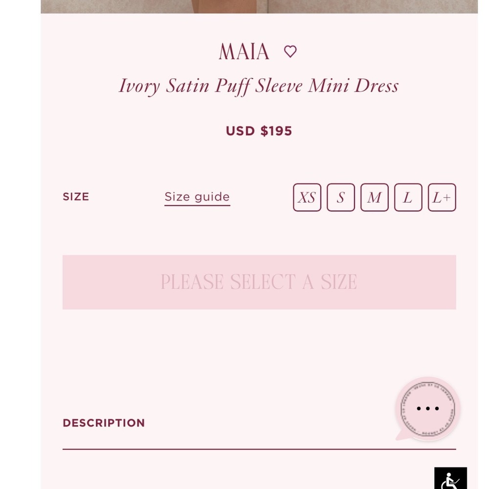 NWT House of CB‎ MAIA Ivory Satin Puff Sleeve Tie Front Mini Dress Bridal Small - Picture 6 of 7